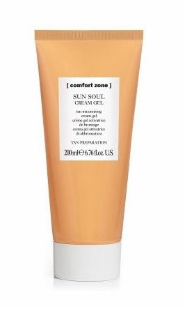 Crema-gel solar bronceado